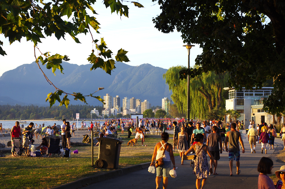 Kits beach strolling